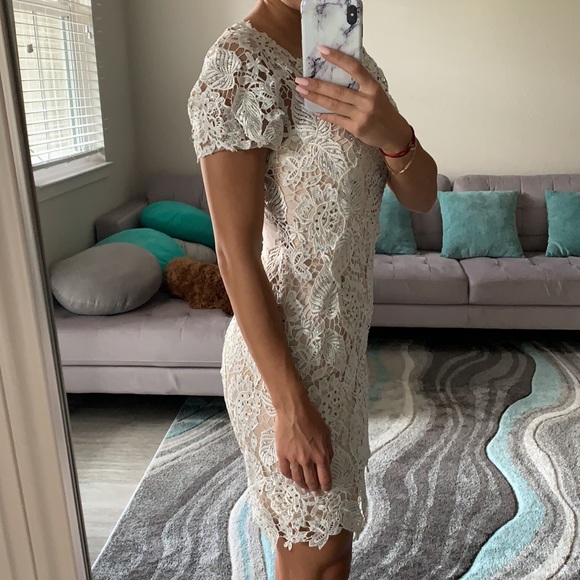 White Rhinestone Dress - Picture 2 of 7